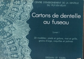 Cartons de dentelle au fuseau nr. 1